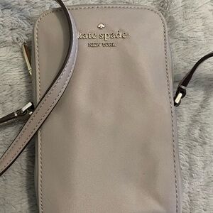 Kate Spade Gray Crossbody Bag with Sleek Design